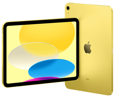 APPLE iPad (10. gen), 27,69 cm (10,9"), Wi-Fi, 256GB, žuti (mcmg4hc/a)